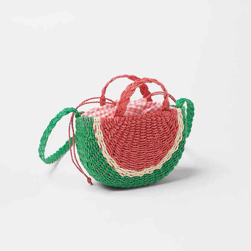 Damen Handgefertigte Umhängetasche im fröhlichen Wassermelonen-Design Karnz