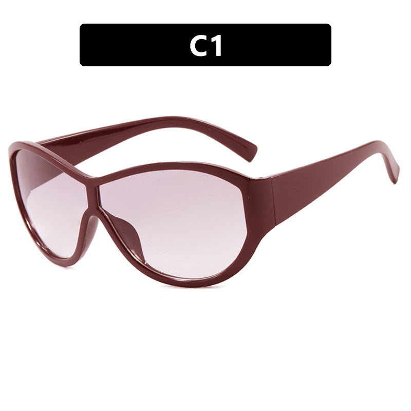 Damen Sportliche Sonnenbrille mit ergonomischem Design und UV-Schutz Karnz