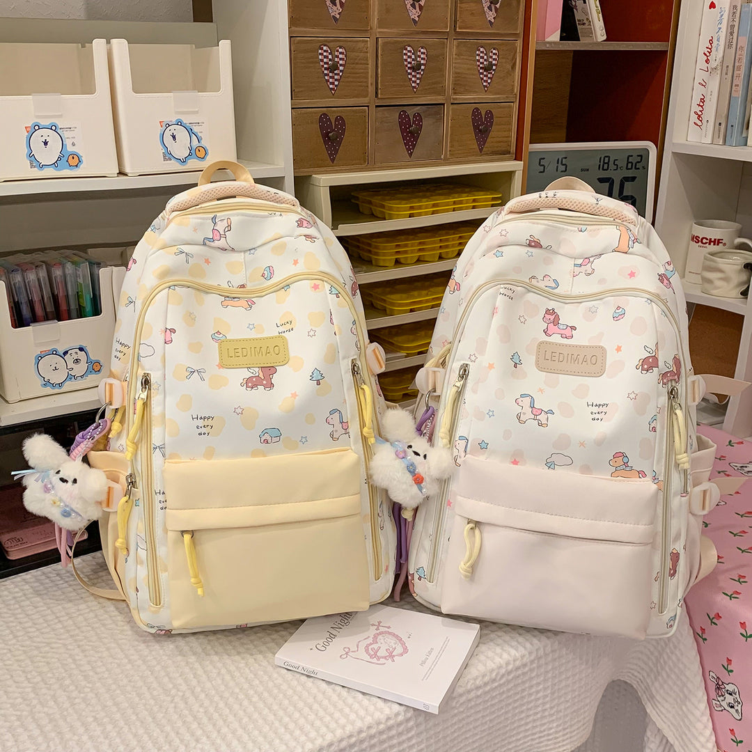 Verspielter Cartoon-Charakter-Rucksack Karnz