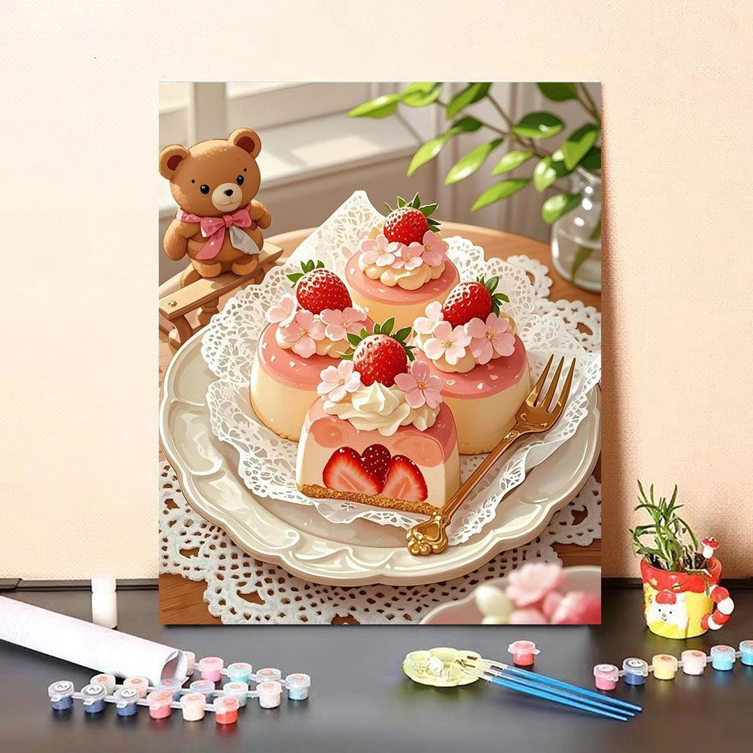 Gourmet Dessert-Themen Leinwandkunst Karnz