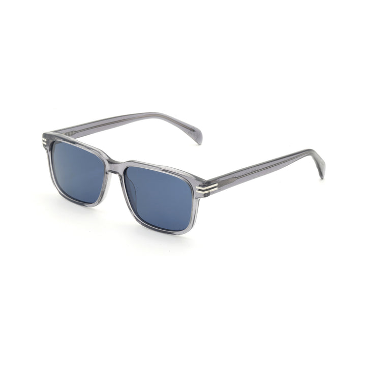 Damen modische Sonnenbrille mit transparentem Rahmen und grünen Gläsern Karnz
