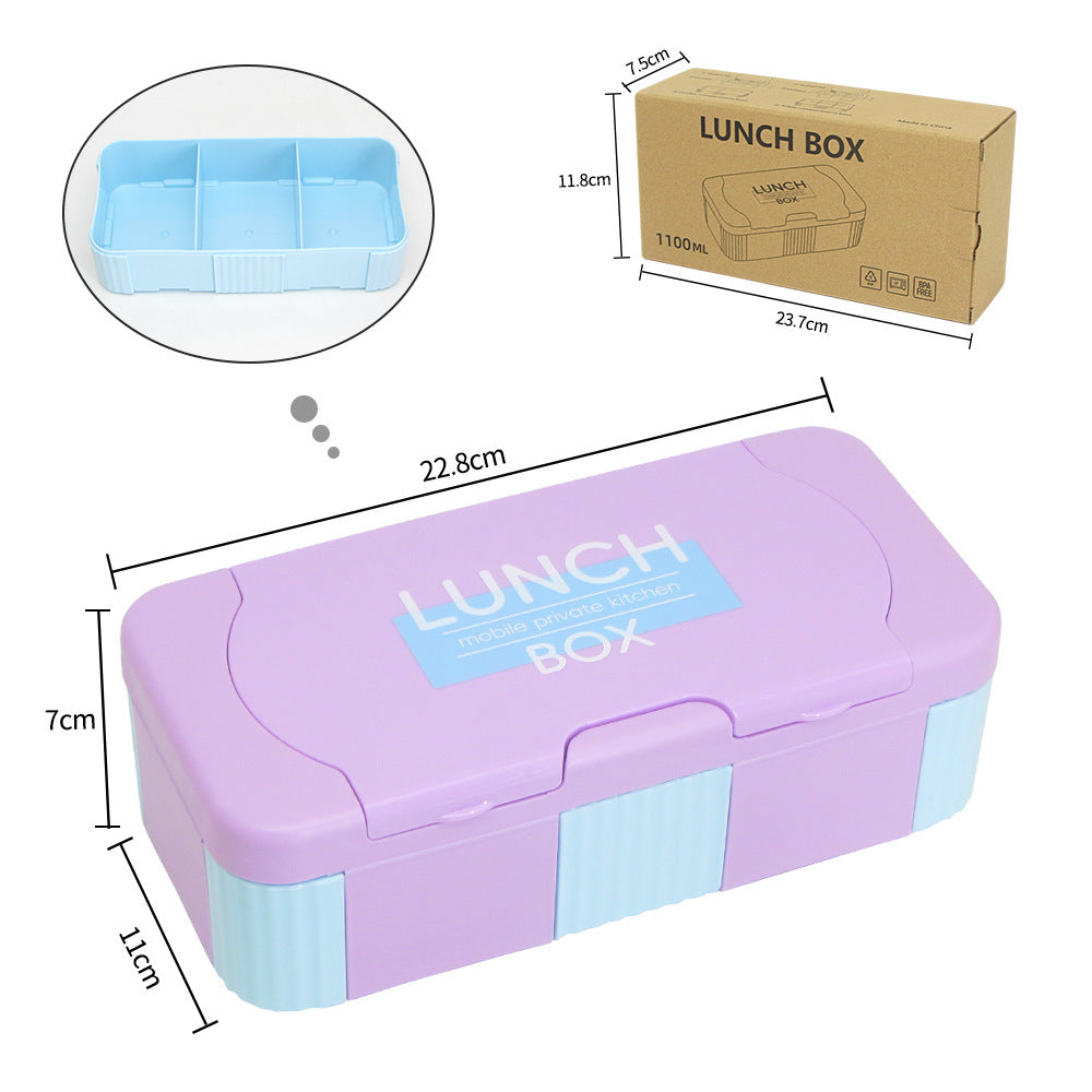 Stilvolle Mehrfach-Sektionen Lunchbox