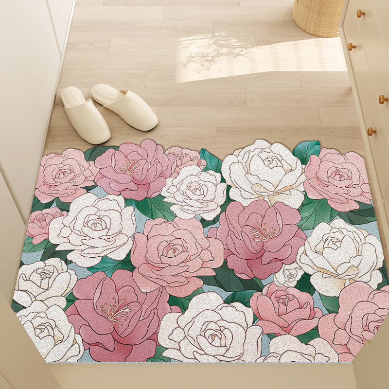 Blumenmuster rutschfeste Bodenschoner