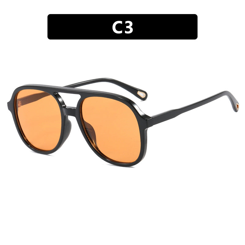 Damen geometrische Sonnenbrille mit luxuriösem Rahmen Karnz