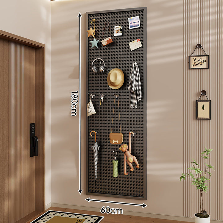Wandanag perforiertes Lochboard-Organizer-Panel Großes Quadrat mit modularen Haken und Zubehör