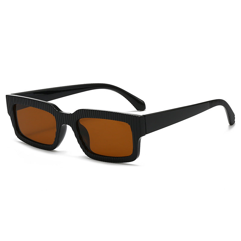 Damen modische Sonnenbrille mit geometrischem Rahmen Karnz