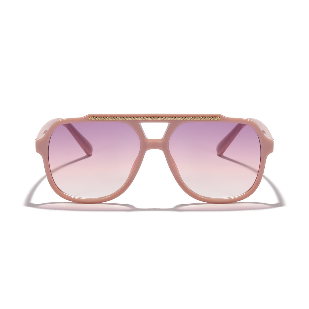Damen Designer-Sonnenbrille mit extravagantem Muster und schützendem UV-Schutz Karnz