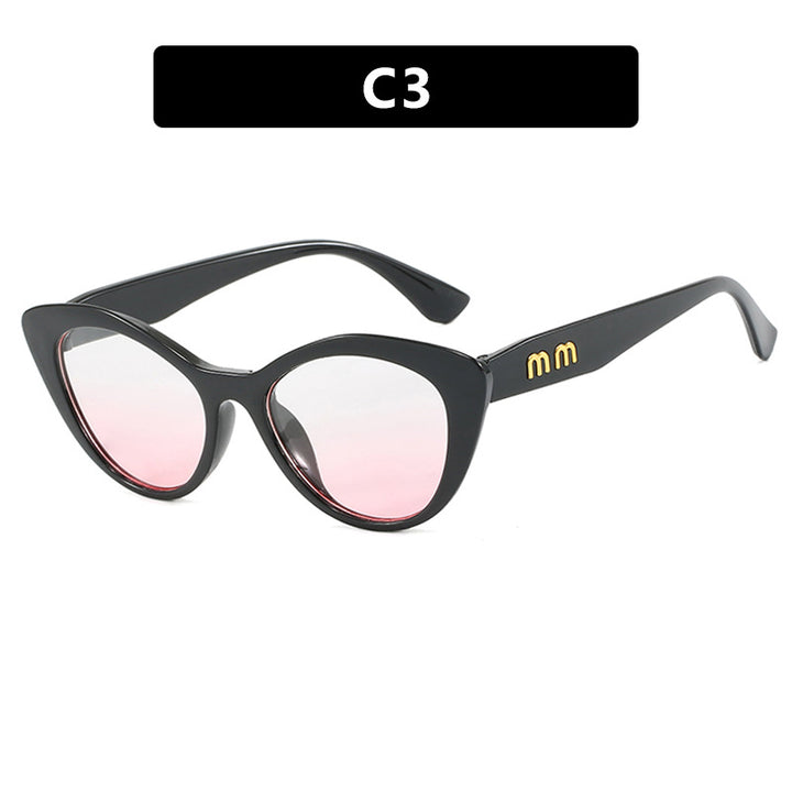 Damen extravagante Cat-Eye Sonnenbrille mit schützendem UV-Filter Karnz