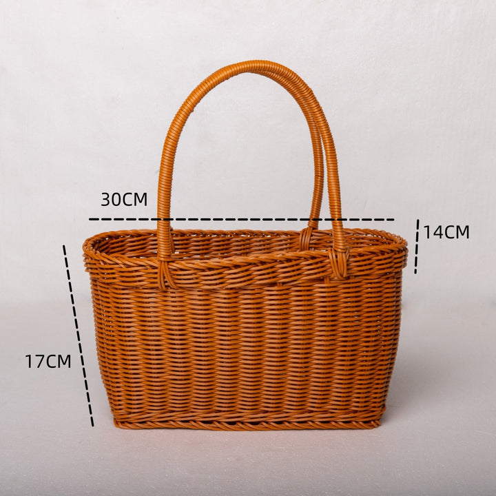 Handgewebter Picknick Aufbewahrungskorb Karnz