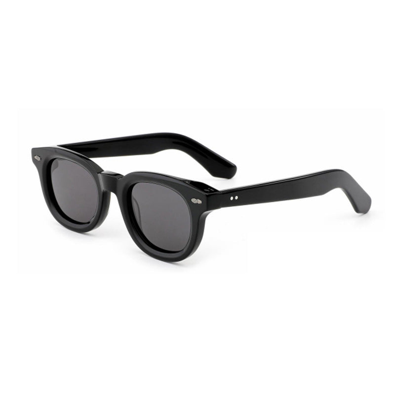 Damen retro-inspirierte Sonnenbrille mit breitem Schildpatt-Rahmen und harmonischen Gläsern Karnz