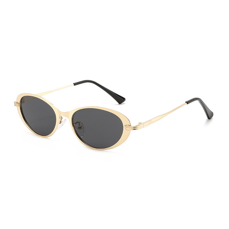 Zeitgenössische ovale Rahmen-Sonnenbrille Karnz
