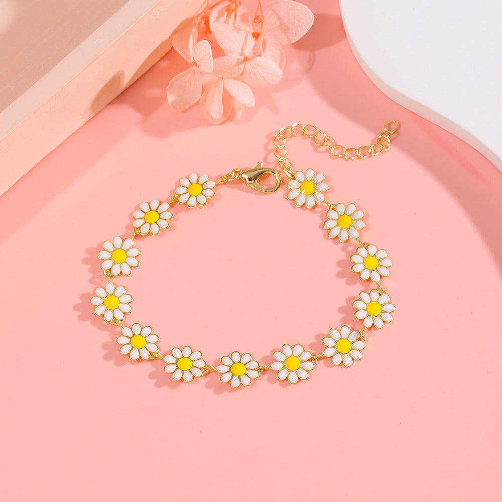 Floral Charm Bracelet Karnz