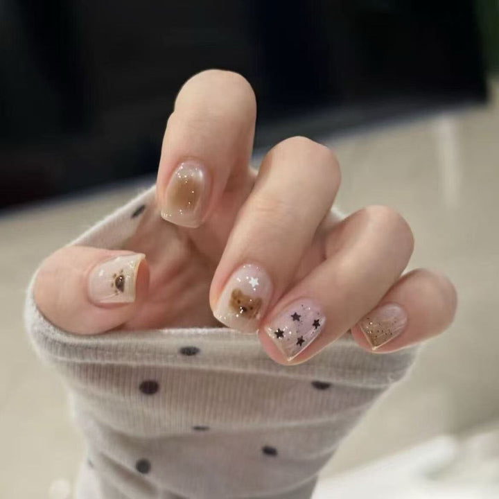 Himmlische Themen Press-On Nagelkunst Karnz