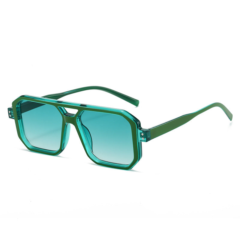 Damen modische Sonnenbrille im modernen achtkantigen Design Karnz