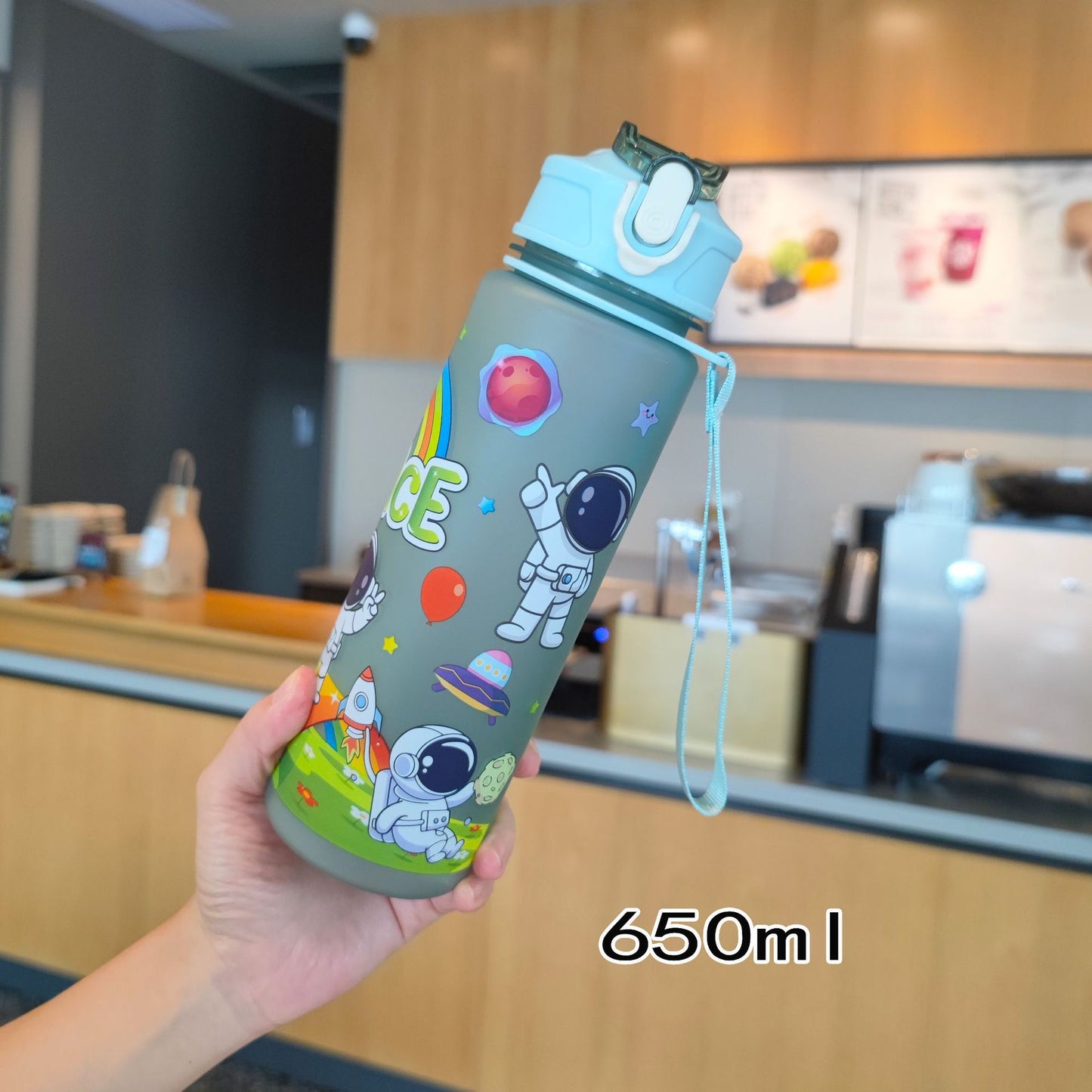 Damen kreative Trinkflasche im Weltraumdesign Karnz