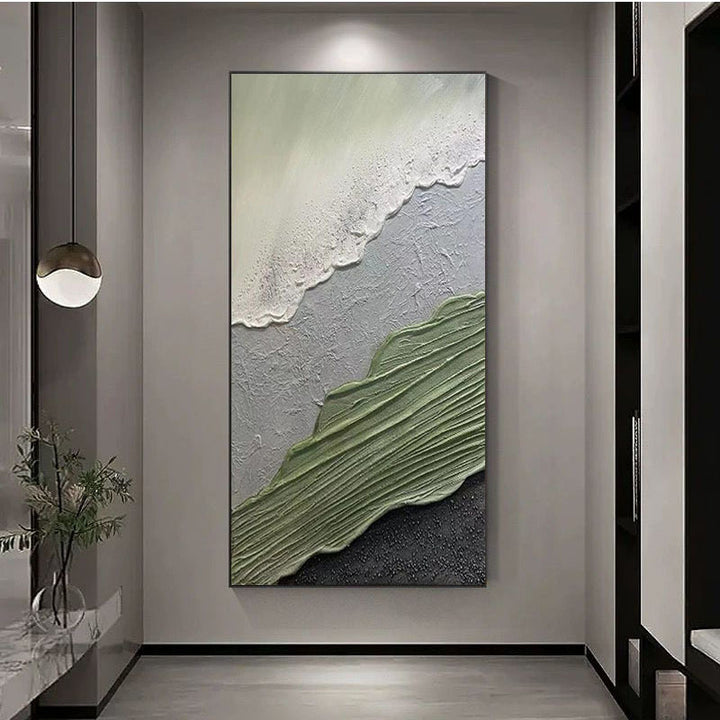 Texturierte zeitgenössische Wandkunst