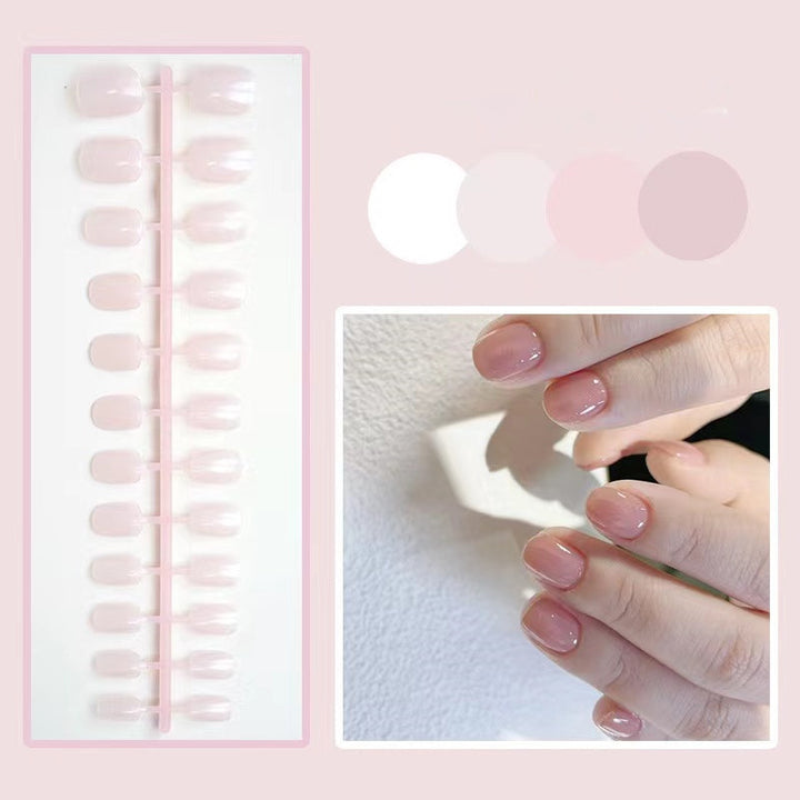 Natürliche glänzende Press-On Nagelspitzen