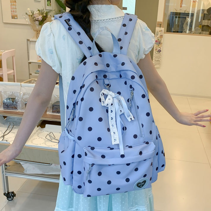 Trendy Punkte Rucksack Karnz