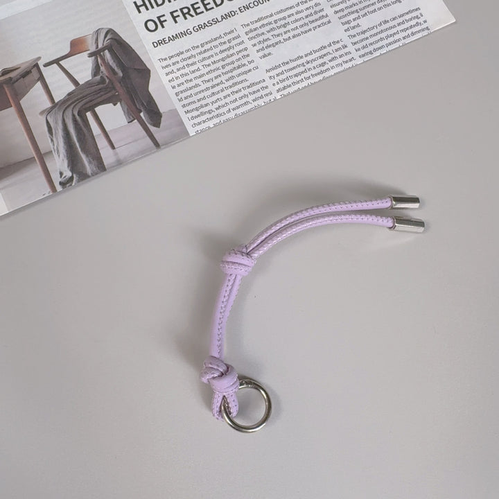 Stylischer Leder-Schlüsselanhänger Halter Karnz