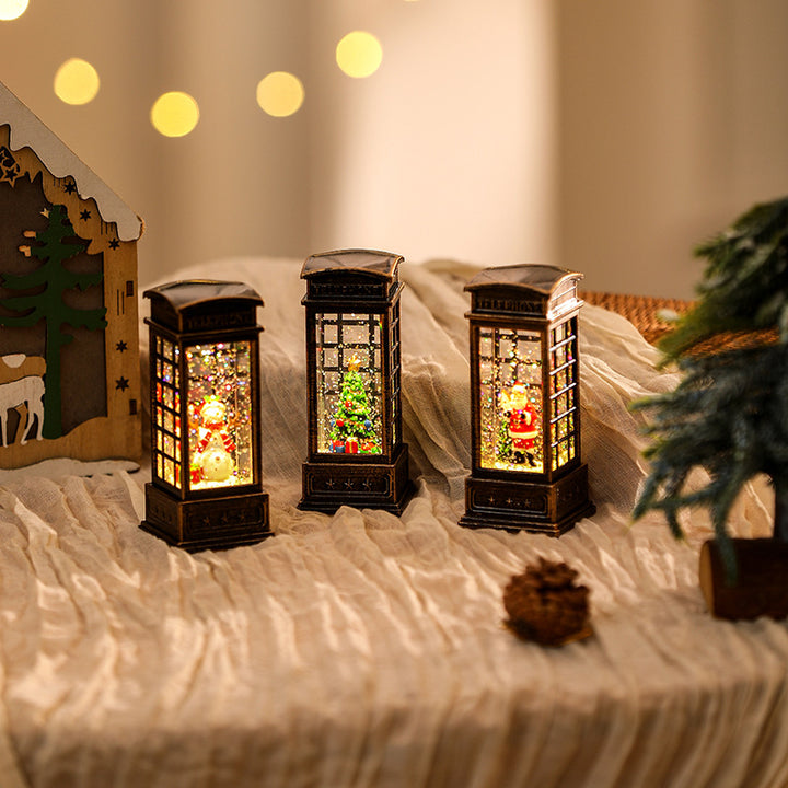Nostalgische Weihnachtslaterne mit LED-Beleuchtung Karnz