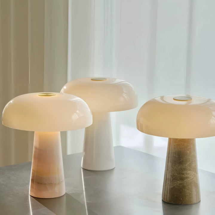 Moderne Pilz Tischlampe