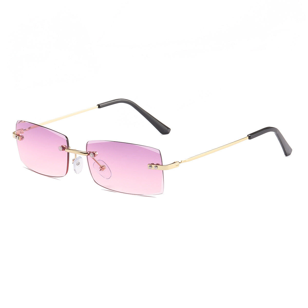 Damen modische Sonnenbrille mit elegantem, filigranen Rahmen Karnz
