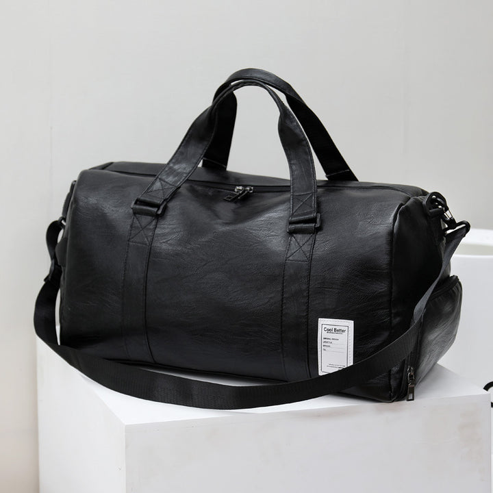 Premium Leder Reise Duffel Tasche Karnz