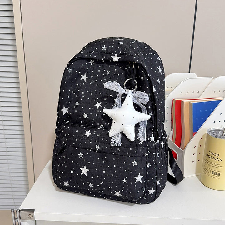 Sternenmuster-Schulrucksack