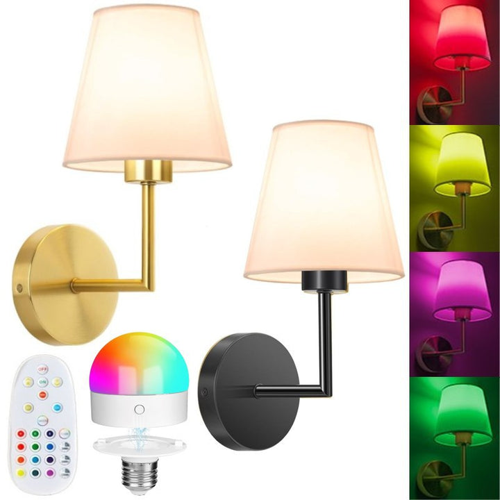 Wandmontierte Lampe