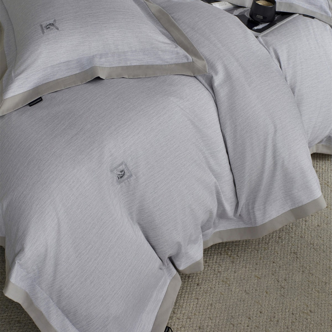 Hotel-Style Leinen-Mischung Bettwäsche und Kopfkissenbezug Set