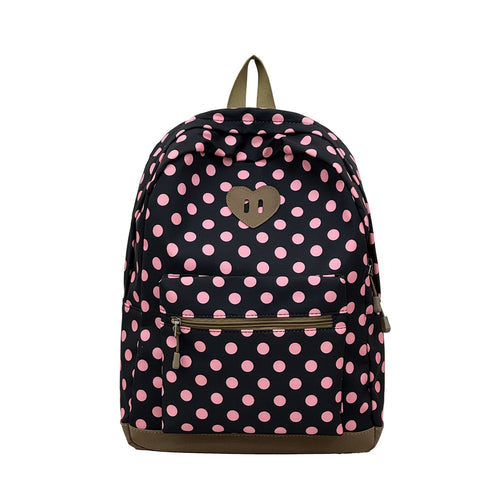 Verspielter gepunkteter Rucksack