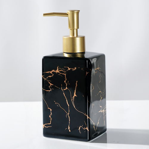 Marmor Keramik Seifen- & Shampoo-Dispenser - Modernes Design | Karnz