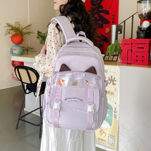 Süßer Katzenohr-Rucksack Karnz