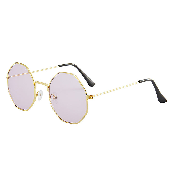 Damen ausgefallene achteckige Sonnenbrille Karnz
