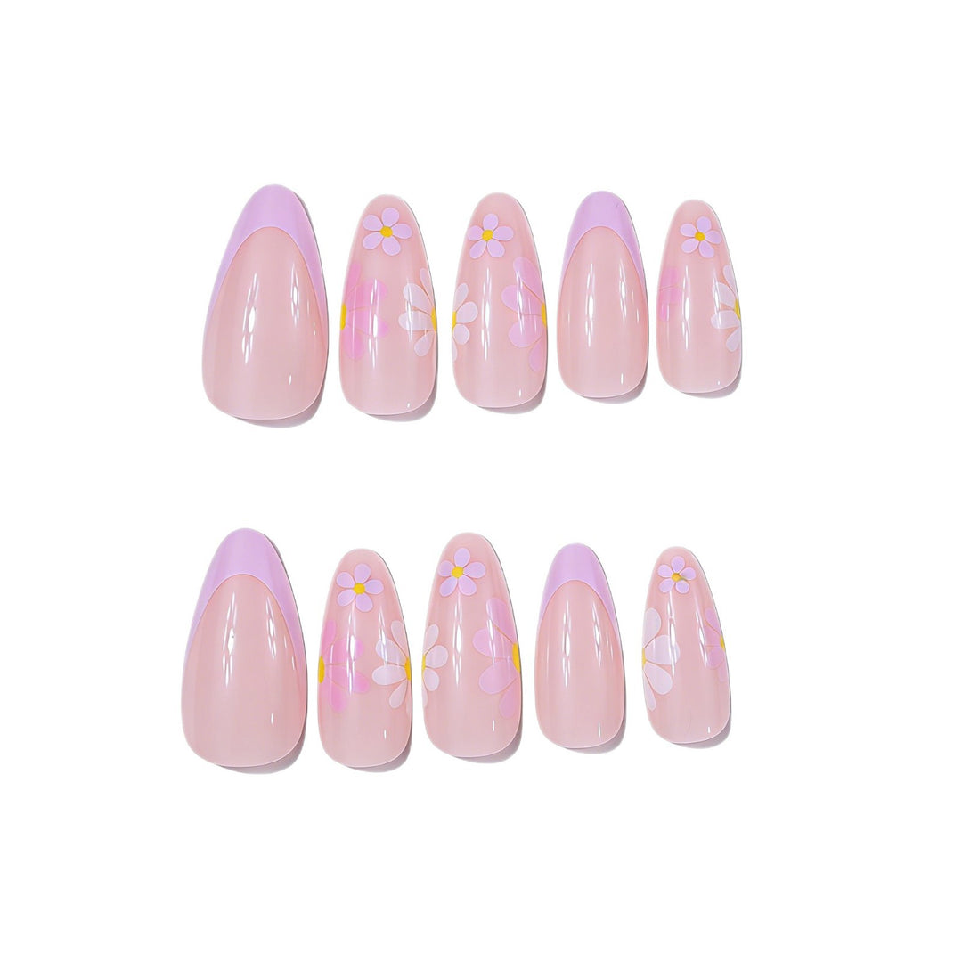 Künstlerisches Florales Nageldesign-Kit Karnz