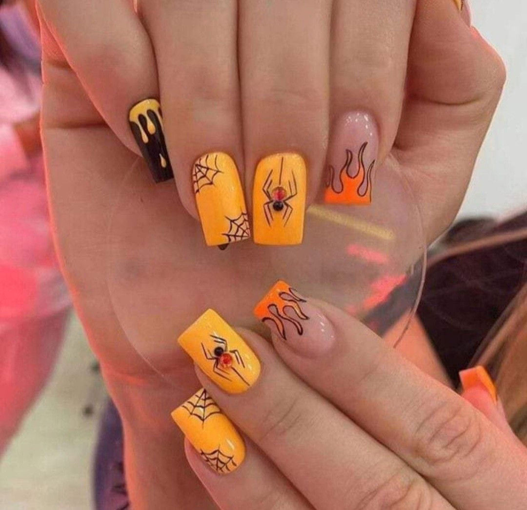 Kreatives Halloween-Themen-Nagelkunst-Set  1790957681