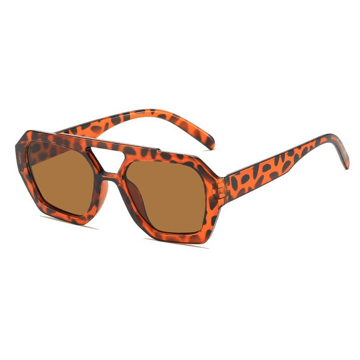 Zeitgenössische Geometrische Sonnenbrille Karnz