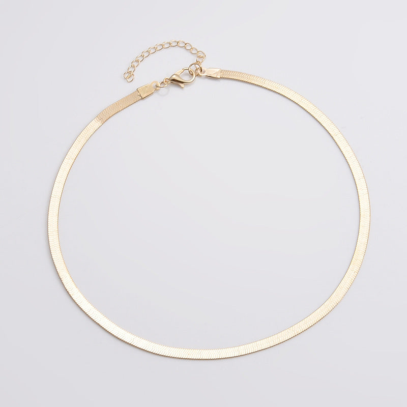 Sleek Snake Chain Necklace Karnz