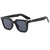 Damen modische Brille mit oversized, transparentem Rahmen Karnz