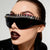Damen Sportliche Sonnenbrille mit kunstvollem Design und funkelnden Akzenten Karnz
