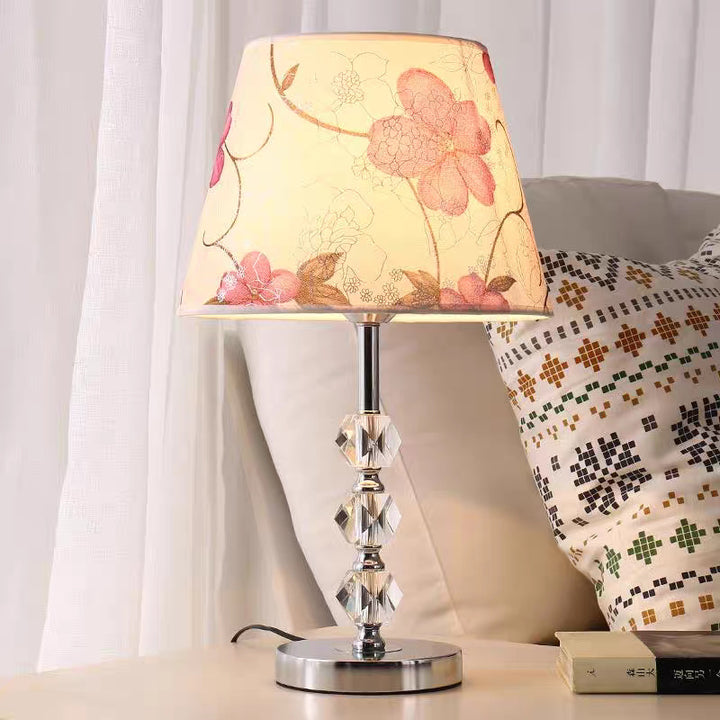 Florale Design Akzent Tischlampe