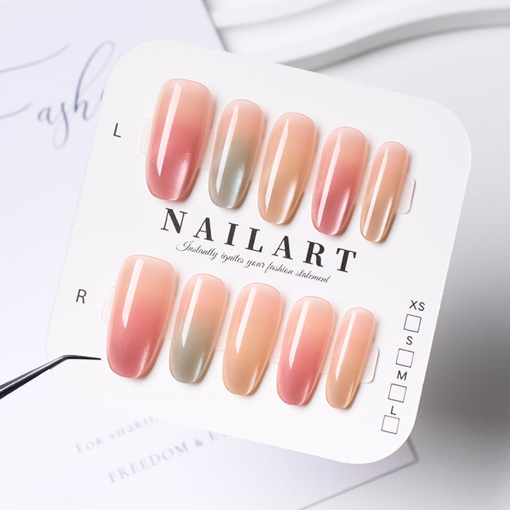 Ombre Gradient Press-On Nägel Karnz