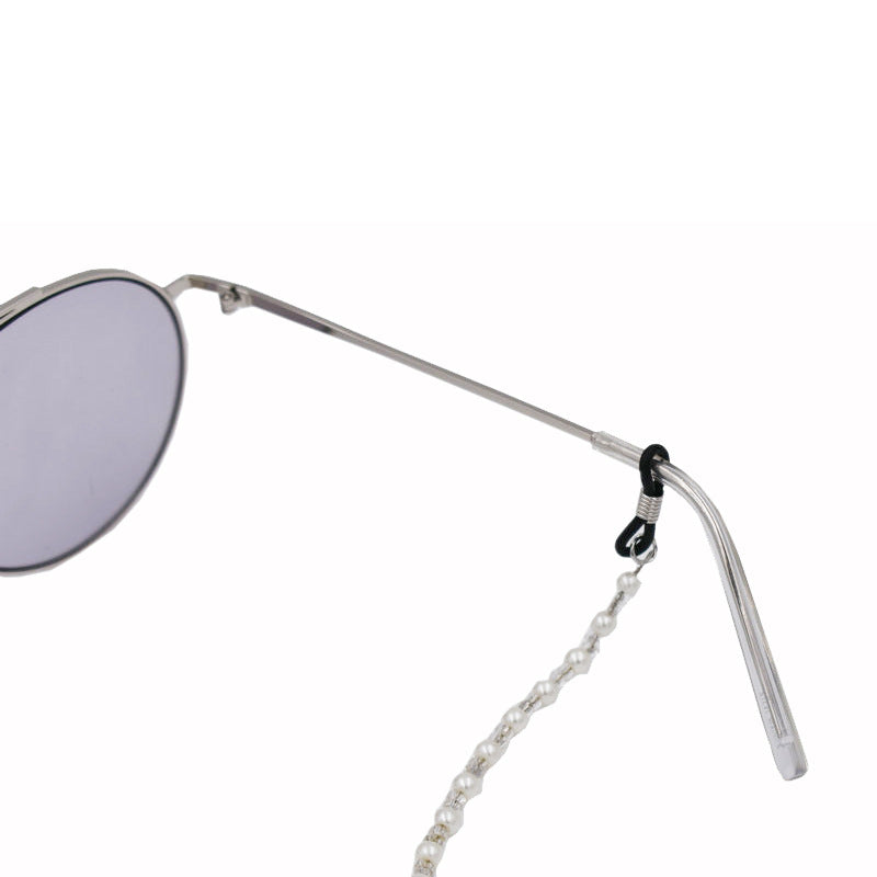 Elegante Perlmutt Brillen Kette Karnz