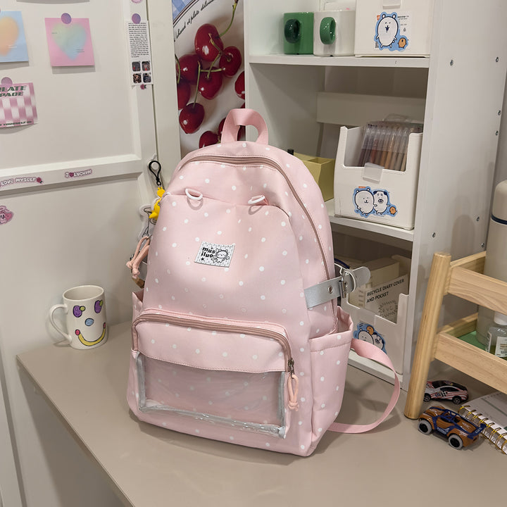 Polka-Dots-Design-Rucksack Karnz