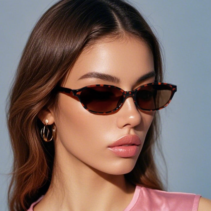Modische Cat-Eye Brille Karnz