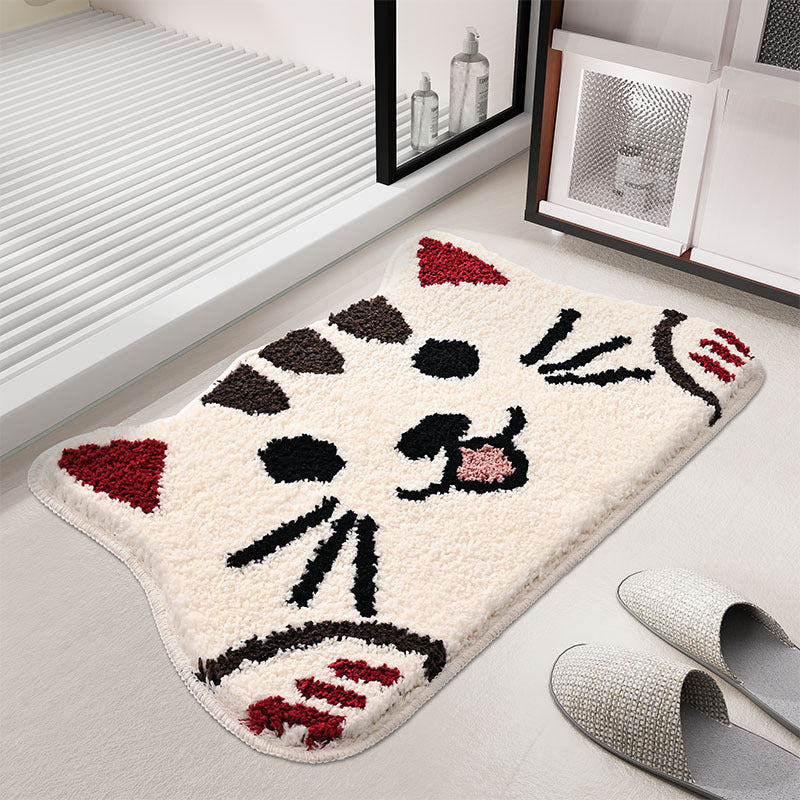 Katze-Themen Plush-Badmatte