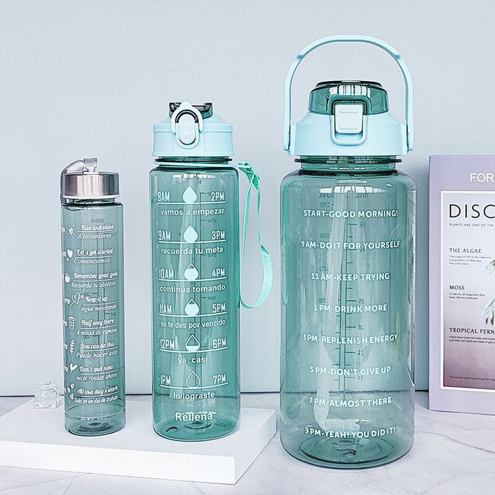 Damen Wasserflasche mit Motivationsdruck Karnz