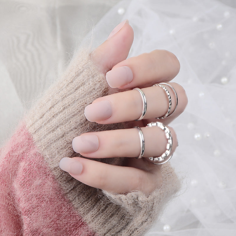 Matte Press-On Nagelset Karnz