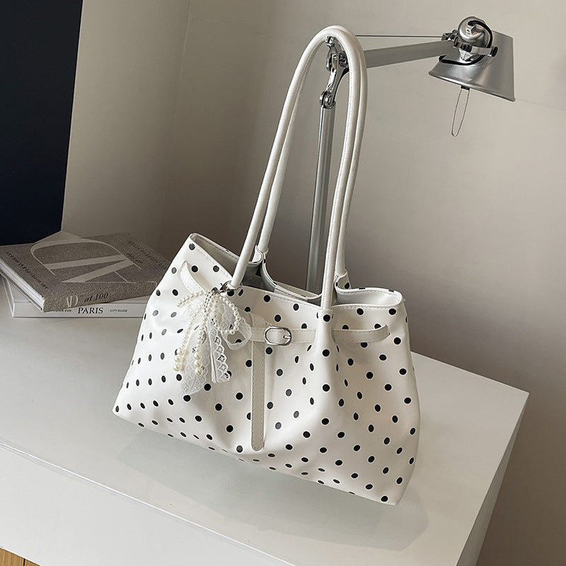Punkte strukturierte Handtasche