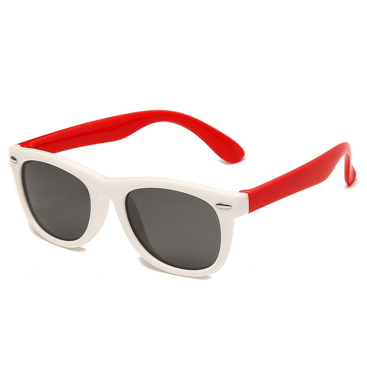 Karnz | Kinder Flex Sonnenbrille mit flexiblem und robustem Rahmen
